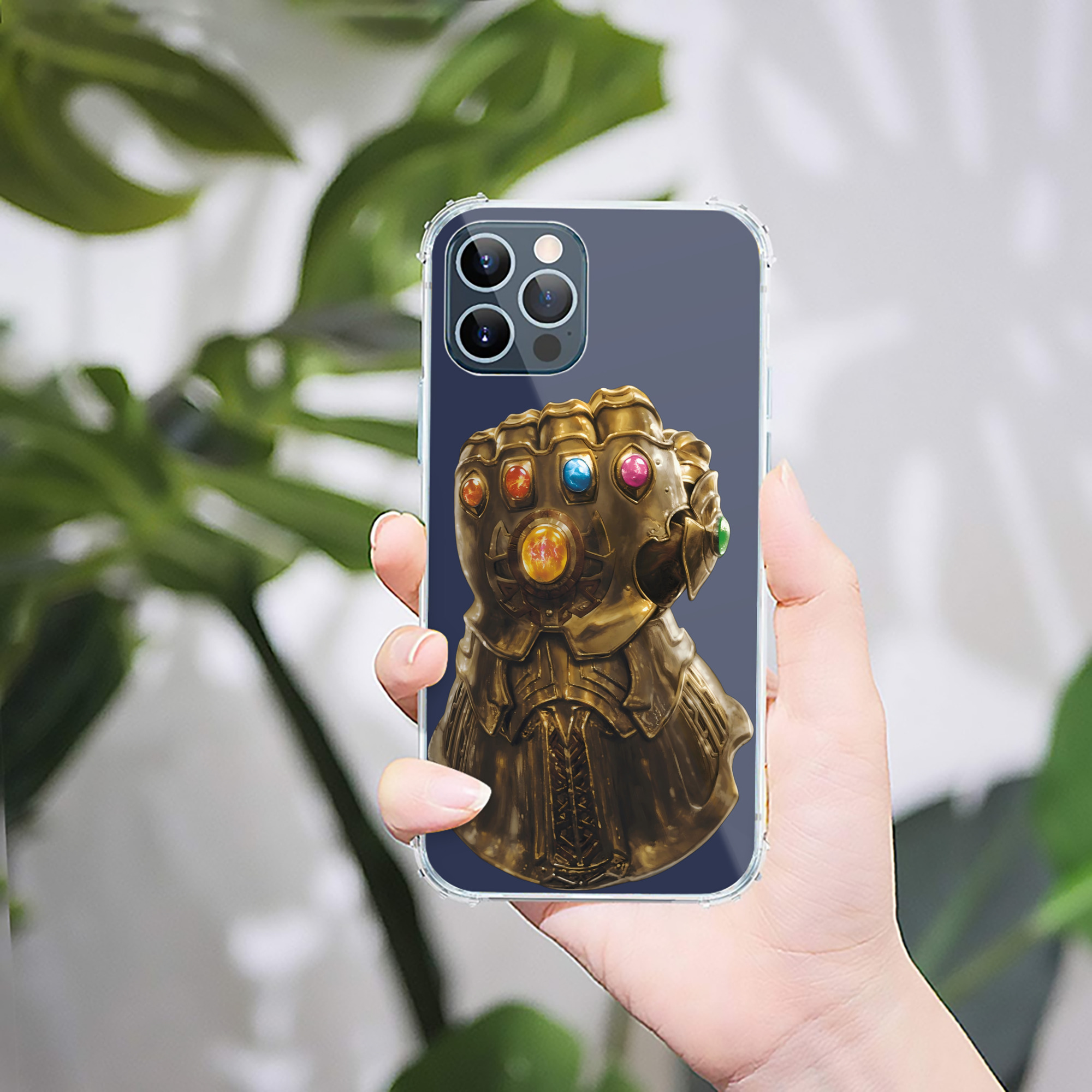 （画像用） アベンジャーズ The Avengers 【iPhone 12シリーズ対応】透明スマホケース（クリアソフトケース）